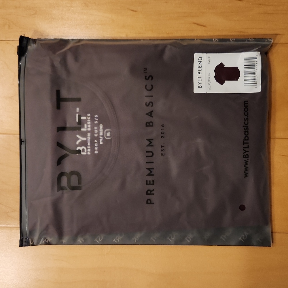 BYLT Short Sleeve Maroon Shirt (size - XL)